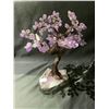 Image 2 : AMETHYST CRYSTAL TREE ON AMETHYST GEODE BASE APPROX 14" TALL- RETAIL $2494.98