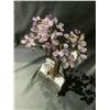Image 2 : AMETHYST CRYSTAL TREE ON AMETHYST GEODE BASE APPROX 10" TALL- RETAIL $1894.98