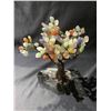 Image 2 : CHAKRA CRYSTAL TREE ON AMETHYST GEODE BASE APPROX 10" TALL- RETAIL $1494.98