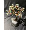 Image 2 : CHAKRA CRYSTAL TREE ON AMETHYST GEODE BASE APPROX 10" TALL- RETAIL $1494.98