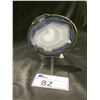 Image 2 : AGATE SLICE ON METAL STAND APPROX 5X4-1/2" RETAIL $1298.51