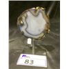 Image 1 : AGATE SLICE ON METAL STAND APPROX 4-1/2X4" RETAIL $1298.51