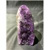 Image 1 : AMETHYST GEODE URUGUAY APPROX 4-1/2X2-1/2X3" RETAIL $1698.51