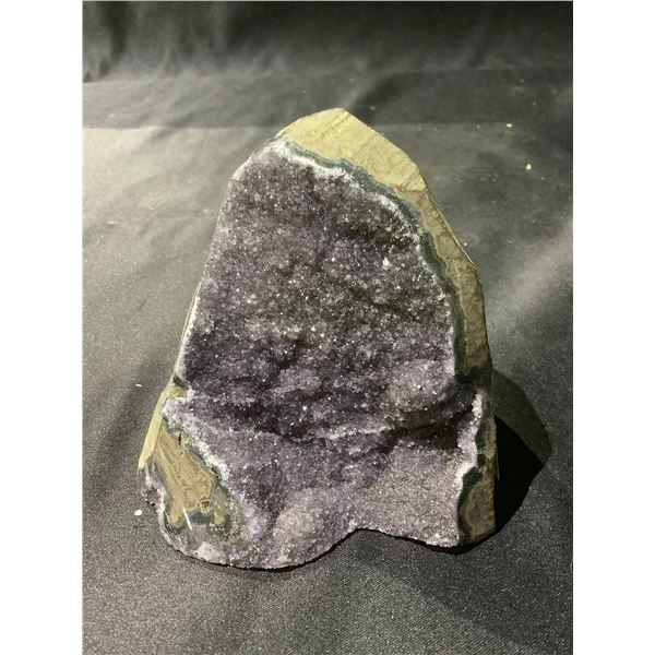 BLACK AMETHYST GEODE APPROX 3X3-1/2X3" RETAIL $989.98