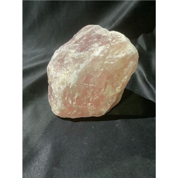 ROSE QUARTZ ROUGH APPROX 4X4-1/2X5" RETAIL $1289.98