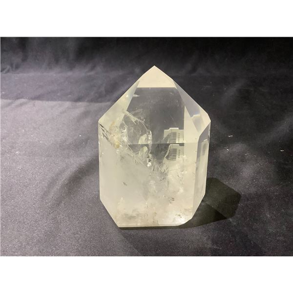 CLEAR QUARTZ TOWER APPROX 3-1/2X3X2" RETAIL $698.51