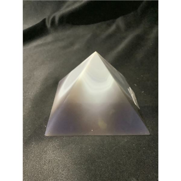 AGATE PYRAMID APPROX 2-1/2X4X4" RETAIL $1489.98