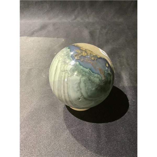 AGATE SPHERE APPROX 3" RETAIL $954.98