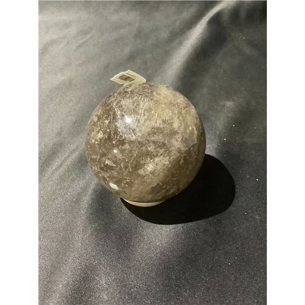 SMOKY QUARTZ SPHERE APPROX 3" RETAIL $598.54