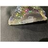 Image 4 : AMETHYST TITANIUM GEODE APPROX 4-1/2X4X1" RETAIL $689.75