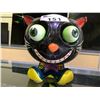 Image 2 : CAT IN BOOTS CERAMIC PLANTER POT WITH GOOGLY EYES 11X11" 8" PLANTING DEPTH