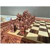 Image 4 : 100% HAND-CARVED CHESS SET IMPORTED FROM BALI 20X20"