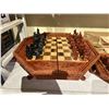 Image 2 : 100% HAND-CARVED CHESS SET IMPORTED FROM BALI 19X19"