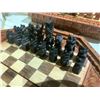 Image 3 : 100% HAND-CARVED CHESS SET IMPORTED FROM BALI 13-1/2X13-1/2"