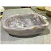 Image 3 : NATURAL STONE AMETHYST VESSEL SINK 14X18X5"