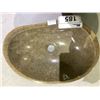 Image 1 : NATURAL STONE VESSEL SINK 18X13X5"