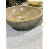 Image 2 : NATURAL STONE VESSEL SINK 17-1/2X17X5"