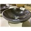 Image 3 : NATURAL STONE ONYX MARBLE ROUND VESSEL SINK 17X5-1/2"