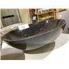 Image 2 : NATURAL STONE ONYX MARBLE ROUND VESSEL SINK 17X5-1/2"