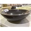 Image 2 : NATURAL STONE ONYX MARBLE ROUND VESSEL SINK 17X5-1/2"