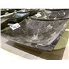 Image 2 : NATURAL STONE ONYX MARBLE VESSEL SINK 18-1/2X14-1/2X4-3/4"