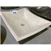 Image 2 : NATURAL STONE MARBLE VESSEL SINK 18-1/2X14-1/2X5"