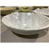 Image 2 : NATURAL STONE MARBLE ROUND VESSEL SINK 17X5-1/2"