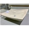 Image 2 : NATURAL STONE MARBLE VESSEL SINK 18-1/2X14-1/2X4-3/4"