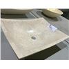 Image 3 : NATURAL STONE MARBLE VESSEL SINK 18-1/2X14-1/2X4-3/4"
