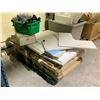 Image 2 : PALLET OF ASSORTED CABINET ITEMS INCLUDING: DOORS, PANELS, TRIM AND MORE
