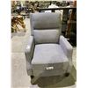 Image 1 : CLOTH RECLINER (BACK RIGHT LEG HAS BEEN REPAIRED WITH SCREWS)