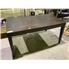 Image 1 : DINING TABLE 59X35-1/2" SOME COSMETIC DAMAGE