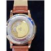 Image 2 : MENS VONLANTHEN AUTOMATIC WATCH, SILVER AND RED TEXTURED DIAL, ROSE GOLD COLOURED CASE, GLASS