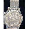 Image 2 : MEN'S ZIHLMANN & CO CHRONOGRAPH WATCH, MODEL ZC70, SILVER COLOUR CASE, BLACK DIAL WITH SUB DIALS,