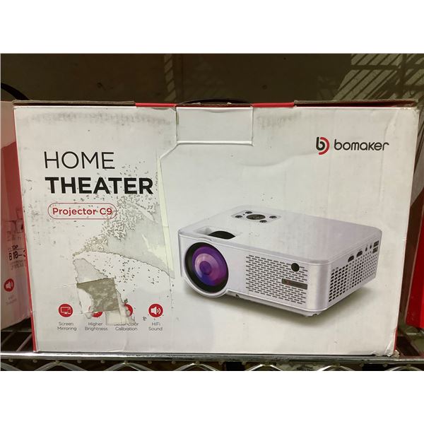 BOMAKER HOME THEATER PROJECTOR MODEL C9