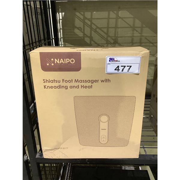 NAIPO SHIATSU FOOT MASSAGER WITH KNEADING HEAT