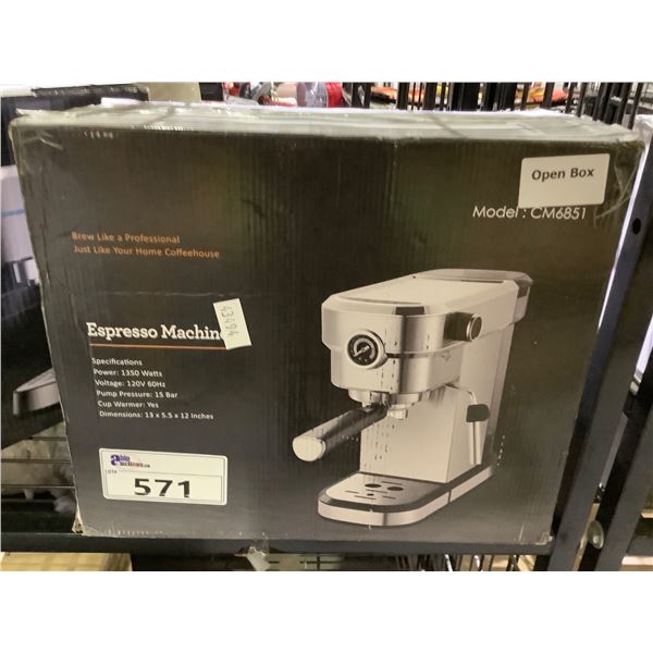 ESPRESSO MACHINE MODEL CM6851