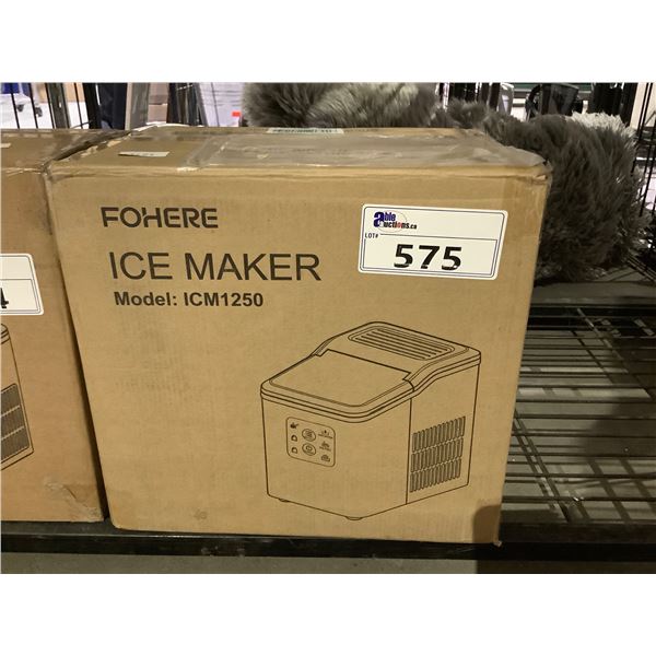 FOHERE ICE MAKER MODEL ICM1250