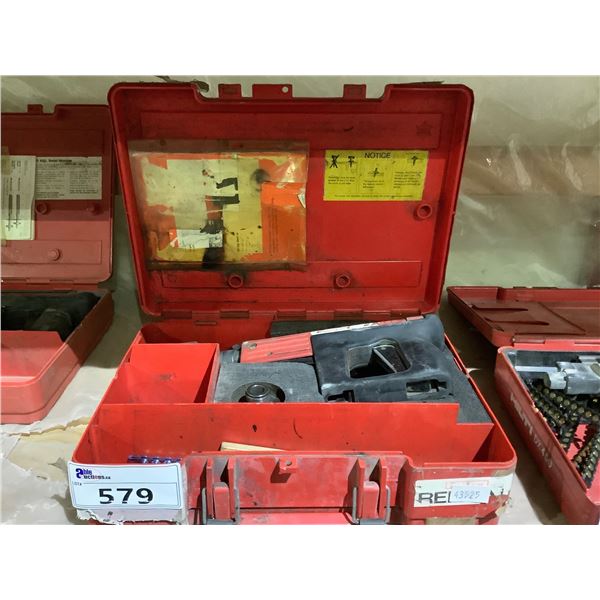 HILTI DX-650, POWDER-ACTUATED FASTENING TOOL WITH CASE