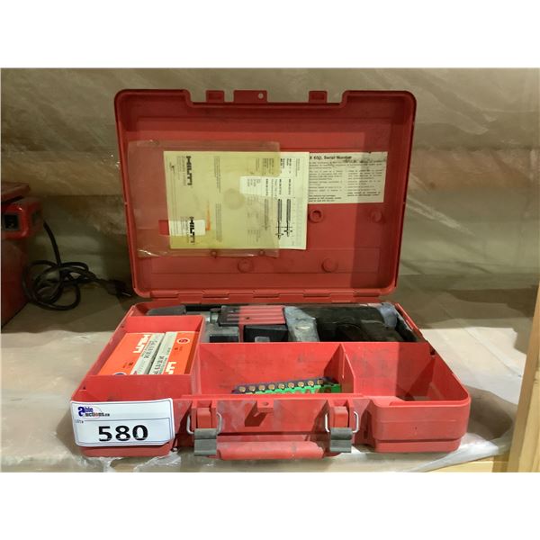 HILTI DX-650, POWDER-ACTUATED FASTENING TOOL WITH CASE