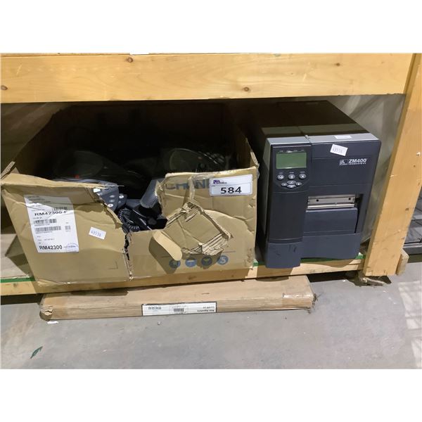 POLYCOM CONFERENCE CALL PHONES AND ZEBRA ZM400 BARCODE LABEL PRINTER