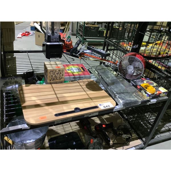 SUNBEAM FAN, FOLDING TABLE, TWINKLING ROPE LIGHT AND MORE - Able Auctions