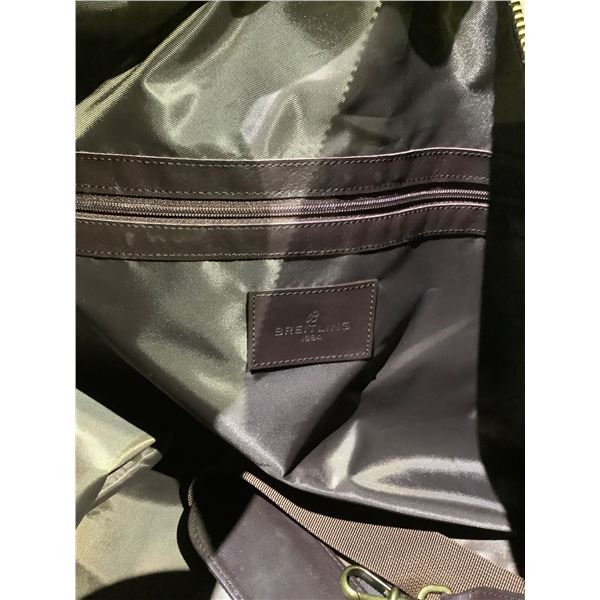 BREITLING LEATHER BAG - Able Auctions