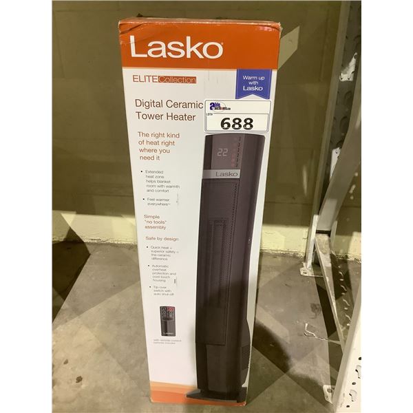 LASKO ELITE COLLECTION DIGITAL CERAMIC TOWER HEATER