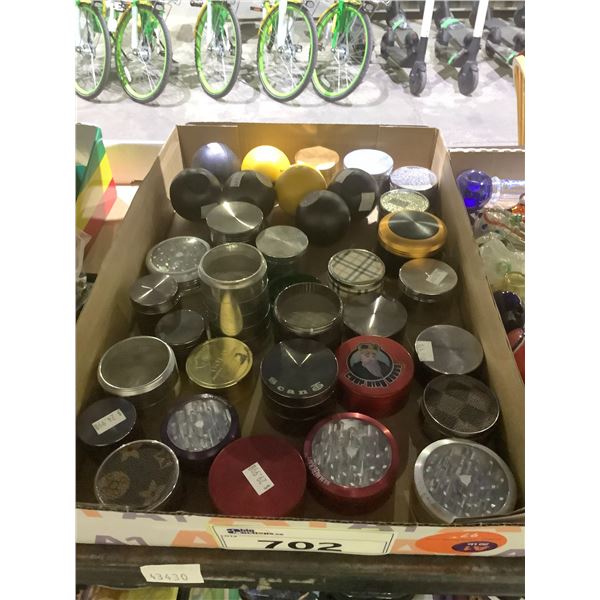 TRAY OF ASSORTED GRINDERS INCLUDING; SCAN, HAMMERCRAFT & MORE