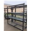 Image 1 : 77"W X78"H X 24"D 4 TIER METAL RACKING