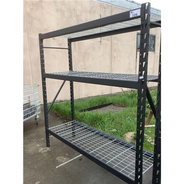 77"W X78"H X 24"D 3 TIER METAL RACKING