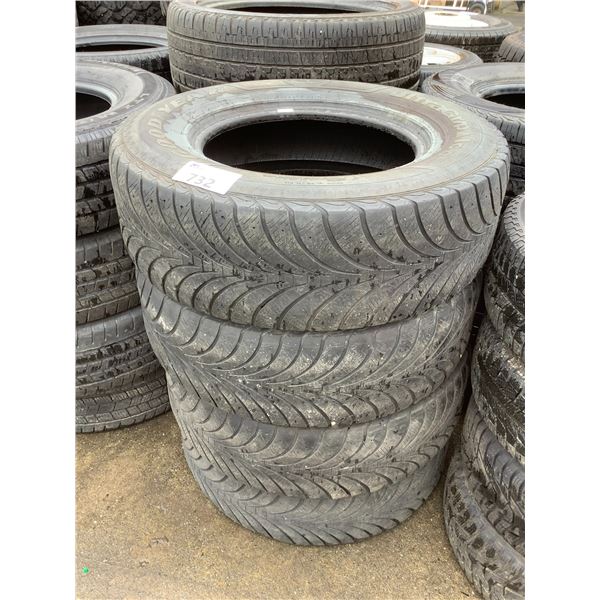 4 GOODYEAR ULTRAGRIP ICE 265/70R17 TIRES