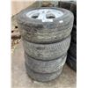 Image 1 : 4 TOYO PROXCES ST II 255/60R17 110V MOUNTED ON MERCEDES 5 BOLT ALUMINUM RIMS