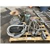 Image 1 : PALLET OF PAINT POTS, FITTINGS, HOSE, EUROCLEAN VACUUM